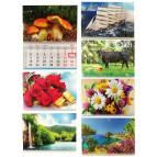 Календарь настенный 2021 Контраст односекционный (ассорти)