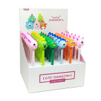 Ручка гелевая с насадкой Монстрик Sofun автоматическая, ассорти, синяя №2250