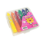 Мелки гелевые для рисования цветные Sat 6цв. 9001