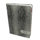 Ежедневник 2021 Фреш Премиум A5 8909 фактура кожа змеи