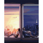 Картина раскраска по  номерам на холсте - 40*50см Никитошка GX28031 По разные стороны