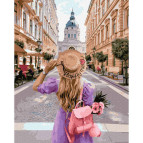 Картина раскраска по  номерам на холсте - 40*50см Никитошка GX36745 Happy me