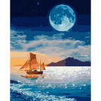 Картина раскраска по  номерам на холсте - 40*50см Никитошка GX37359 Сказочное путешествие