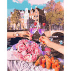 Картина раскраска по  номерам на холсте - 40*50см Никитошка GX37449 Романтика в Винеции