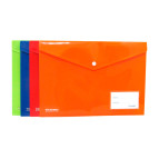 Папка-конверт А4 с кнопкой Tranbo Standart ассорти 3616-А4