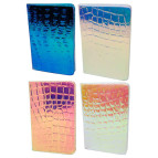 Блокнот А7 80л. Лидер с резинкой в клетку 780-206