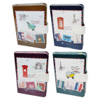 Блокнот А6 144л. Лидер Playing With Europe с магнитным клапаном 9701S-20