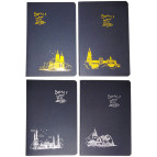 Блокнот А5 32л. Лидер черные страницы А5-11С