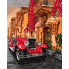 Картина раскраска по номерам на холсте - 40*50см Идейка КН2830 В стиле 60-х