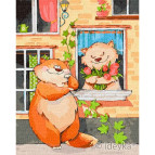 Картина раскраска по  номерам на холсте  - 40*50см Идейка КН2365 Тюльпаны для любимой