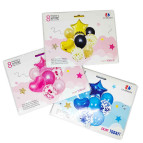 Шарик воздушный ZYBalloon набор 8шт разного размера, ассорти 1212-1/10119