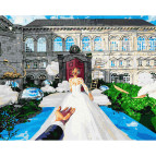 Картина раскраска по  номерам на холсте - 40*50см Никитошка GX37991 Следуй за мной, Свадьба