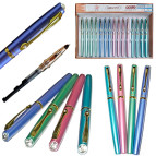 Ручка перьевая QIBAO 7027 металл, закрытое перо