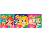 Раскраска 22,5*22,5см Мой Успех 6л Сияющая раскраска с наклейками, Набор из 3шт 200000029У