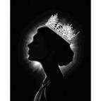 Картина раскраска по  номерам на холсте  - 40*50см Идейка КН4786 Ты - королева
