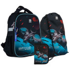 Школьный набор: рюкзак+пенал+сумка д/обуви Kite Space challenges SET_K21-555S-5