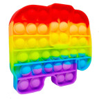 Игрушка Pop it ПопИт антистресс 13*14см Слон Радуга 121210