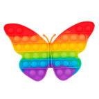 Игрушка Pop it ПопИт антистресс 20*13см Бабочка XXL Радуга 121215