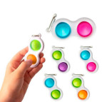 Игрушка Симпл Димпл антистресс 4*8см Овал Simple Dimple 2 пупырки брелок