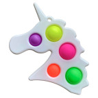 Игрушка Симпл Димпл антистресс 12,5*19,5см Единорог Simple Dimple 5пупырок