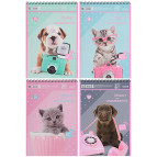 Альбом для рисования А4 30л Kite на спирали мод.243 Studio Pets SP21-243-1