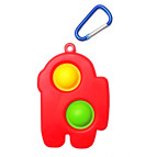 Игрушка Симпл Димпл антистресс 9*6.5см Among Us Simple Dimple 2 пупырки брелок