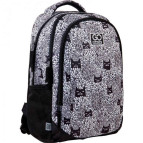 Рюкзак (ранец) GoPack школьный Education GO21-133M-5 Black cats