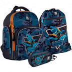 Школьный набор: рюкзак+пенал+сумка д/обуви Kite Shark Attack SET_K21-706S-1