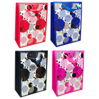 Пакет подарочный бумажный 18*23*10см Круги ZD-677-S