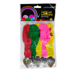 Шарик воздушный набор с Led подсветкой набор 5шт 30см I Love You 8532