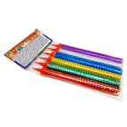 Свечи-набор для торта Josef Otten 6 свечей Холодный фонтан Радуга 15см DSCN1227-15