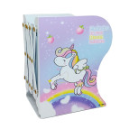 Ограничитель для книг металлический №6287 Единорог