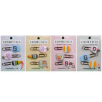 Закладки для книг Лидер Скрепка с украшением 3шт Cosmetics в ассортименте 25335