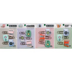 Закладки для книг Лидер Скрепка с украшением 3шт My music в ассортименте 25564