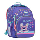 Рюкзак (ранец) школьный каркасный 1Вересня 552285 S-106 Corgi 38*30*14см