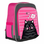 Рюкзак (ранец) школьный каркасный 1Вересня Smart 558036 H-55 Cat rules 38*24*14см
