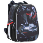 Рюкзак (ранец) школьный каркасный Class 2109C Crash Car 35*27*16см