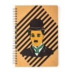 Блокнот на спирали А5 70л. Kirisketch эко крафт-картон 2мм Чарли 11104