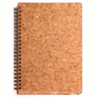Блокнот на спирали А5 70л. Kirisketch пробка 14101