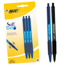 Ручка шариковая BIC Soft Feel Clic Grip блистер 3 шт 83739*