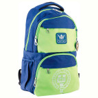 Рюкзак (ранец) школьный  Yes 554012 OX 233, сине-зеленый, 31*46*17см