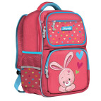 Рюкзак (ранец) школьный 1Вересня 558323 S-105 Pretty, коралловый 39*29*15см