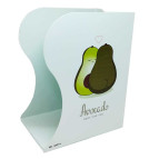 Ограничитель для книг металлический №6269 Авокадо