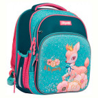 Рюкзак (ранец) школьный каркасный 1Вересня 558578 S-106 "Forest princesses" 38*30*14см