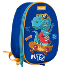 Рюкзак (ранец) дошкольный 1 Вересня мини 552279 "Dino rules", синий K-43 25*20*9см