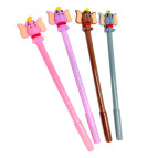 Ручка гелевая с насадкой Слоненок ассорти, синяя №0292