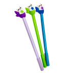 Ручка гелевая с насадкой Кошка русалка ассорти, синяя №5170