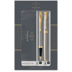 Ручки в наборе Parker 22292b19 IM Brushed Metal GT 2 ручки