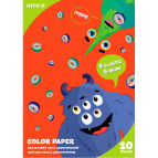 Бумага цветная детская А4 10л. двухсторонняя KITE мод 288 Jolliers K20-288