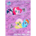 Бумага цветная детская А4 двухсторонняя KITE мод 250 My Little Pony LP21-250